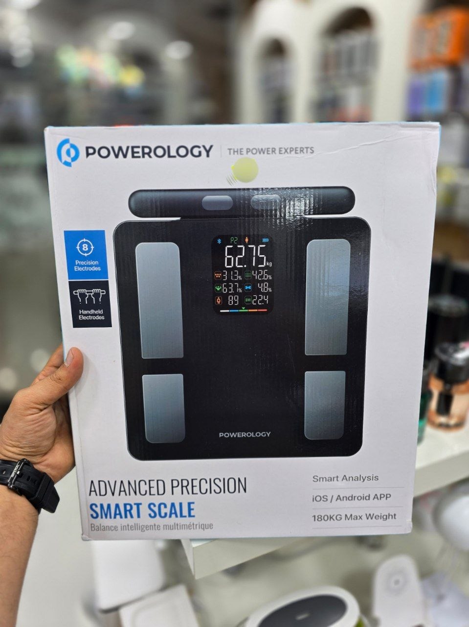 ترازوی هوشمند پاورولوژی مدل P8EBSCALE